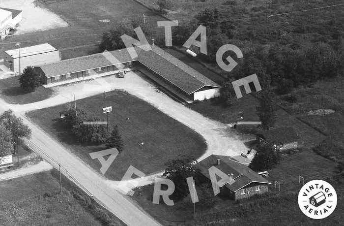 Hubbard Lake Motel - 1991 Aerial